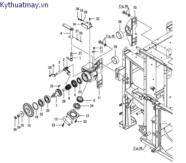 Ống nối (buồng cấp lúa) 1